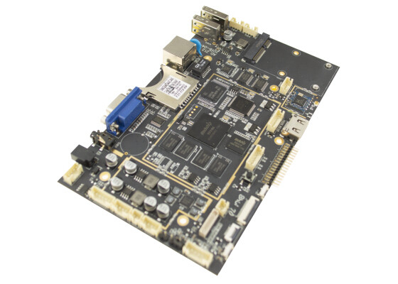 El BRAZO de I2C LVDS VGA basó el MINI PCIE UART interfaz USB2.0 del Presidente de los tableros MIPI