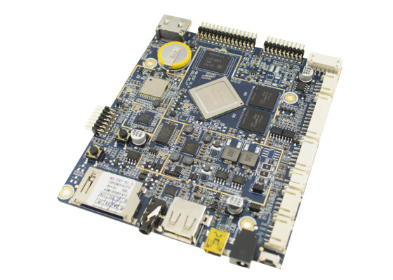 1.8GHz integró la corteza quad-core A17 LVDS el 1000M Ethernet del cuadro de sistema de Sunchip