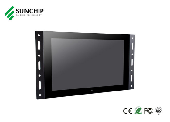 LAN interactivo BT HD 4G de WIFI de la exhibición del LCD del marco abierto de la caja metálica opcional para hacer publicidad de 10,1 15,6 21.5inch