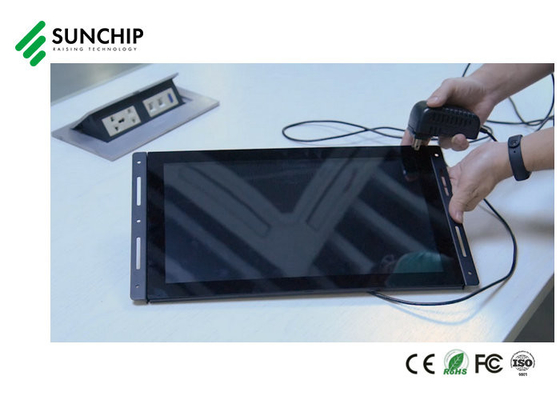 Sunchip exhibición interactiva de la señalización de 10,1 de la pulgada del capítulo abierto de la pantalla LCD táctil Digitaces del monitor para hacer publicidad del machin de la posición de AIO