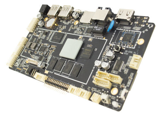 Tablero minúsculo RJ45 de 4 IO Linux multi - tacto capacitivo DDR3 1G/2G RAM del punto