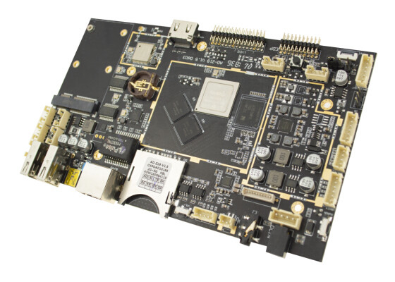 Cuadro de sistema integrado quad-core, tableros androides del linux de OTA Industrial Embedded