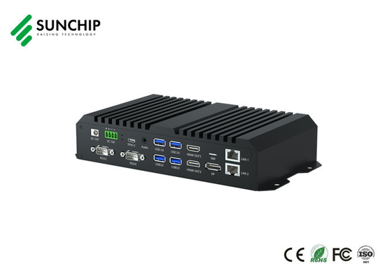 Caja de reproductor de medios 8K RK3568 de borde negro