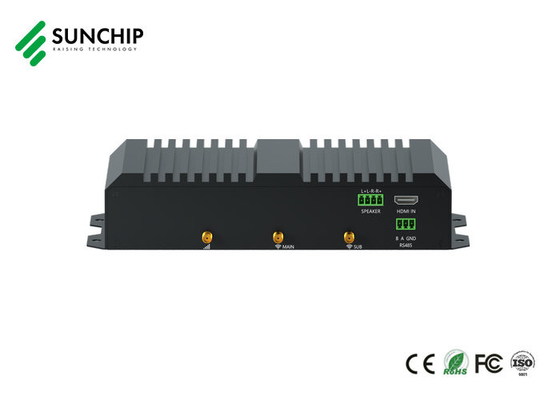 Caja de reproductor de medios RK3588 Negro 8K HD Caja de multimedia Ethernet doble Wifi 6 AIoT Dispositivo informático de borde