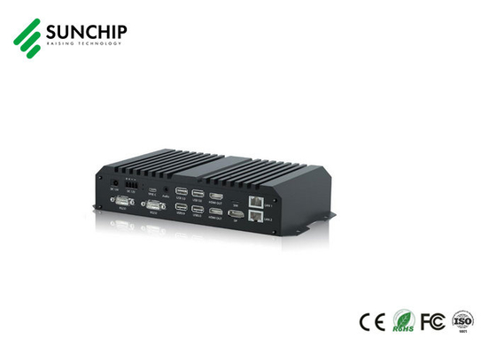 RK3588 CPU Edge Computing Device Metal Media Player con GPS POE opcional para el dispositivo de la industria de la IA