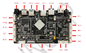 Tablero de brazo integrado Rk3566 WIFI BT LAN 4G POE brazo tablero de publicidad USB UART RTC G-Sensor
