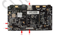 Tablero de brazo integrado Rk3566 WIFI BT LAN 4G POE brazo tablero de publicidad USB UART RTC G-Sensor