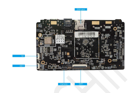 AD-C36 Cuad-Core Android Mainboard Embedded ARM Board para RK3566 Procesador HD Display 4G LTE WIFI/BT G-Sensor RTC Touch USB UART