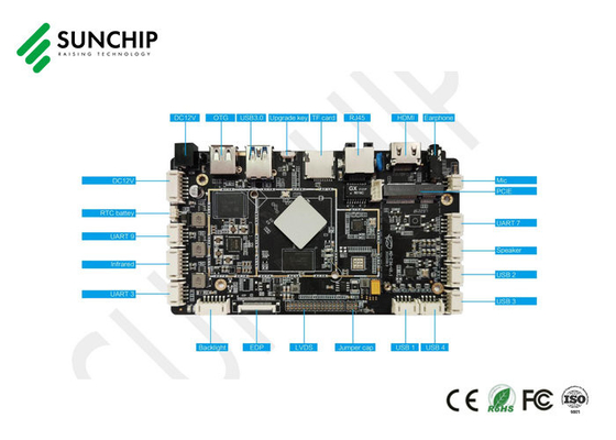 RK3568 Tabla Android para Vender Display Señalización Digital Máquina de reconocimiento facial, PCB Incorporado Tabla Principal Android