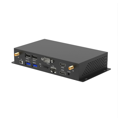 4K Android 11.0 reproductor multimedia para reconocimiento facial y robótica con múltiples interfaces de modo interactivo y carcasa de metal