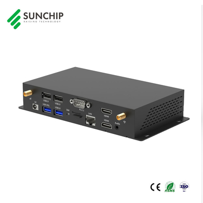 Reproductor de medios de alto rendimiento Rockchip RK3568 caja de reproductor de señalización digital 4K Dispositivo informático de borde