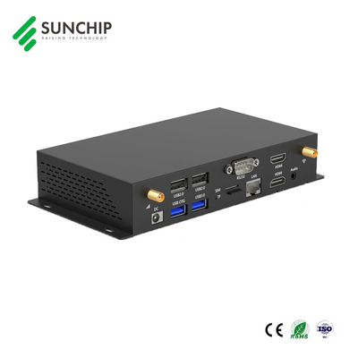 Reproductor de medios de alto rendimiento Rockchip RK3568 caja de reproductor de señalización digital 4K Dispositivo informático de borde