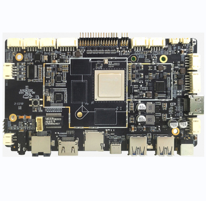 8K Embedded System Board RK3588 PCBA Android Arm board con puerto de red dual