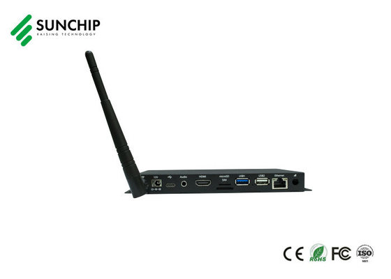 RK3399 Hexa-Core Android 7-10 Gigabit Ethernet Capacidad DDR 32GB Caja de señalización Caja Android con varias pantallas HD Soporte