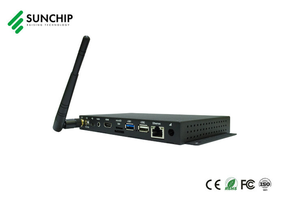 RK3399 Hexa-Core Android 7-10 Gigabit Ethernet Capacidad DDR 32GB Caja de señalización Caja Android con varias pantallas HD Soporte