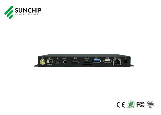 RK3399 Hexa-Core Android 7-10 Gigabit Ethernet Capacidad DDR 32GB Caja de señalización Caja Android con varias pantallas HD Soporte