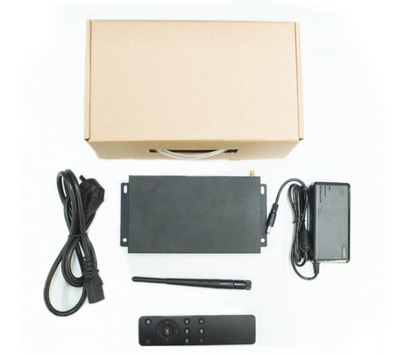 RK3288 reproductor de medios con RJ45 Ethernet y módulo WiFi para conexión a red
