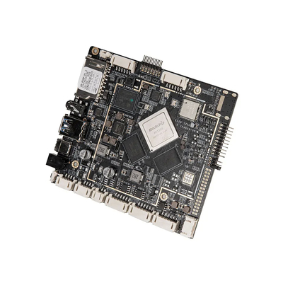 Seis núcleos de detección de gravedad RK3399 Android Embedded System Board para señalización digital Kisok
