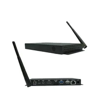 Black Media Player Red Android Digital Signage Player RK3288 Cuádruple núcleo 4K