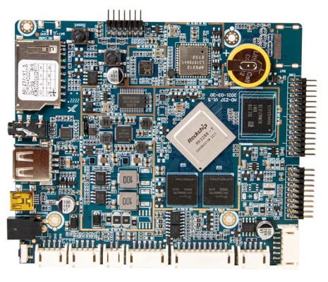 Junta integrada Android RK3566 de alto rendimiento con salida HD 2.0 y opciones de toque multipunto