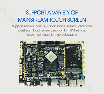 RK3588 CPU de 8 núcleos Proceso de 8nm 4 Cortex-A76 y 4 Cortex-A55 Sistema embebido compacto -20C-70C para entornos desafiantes