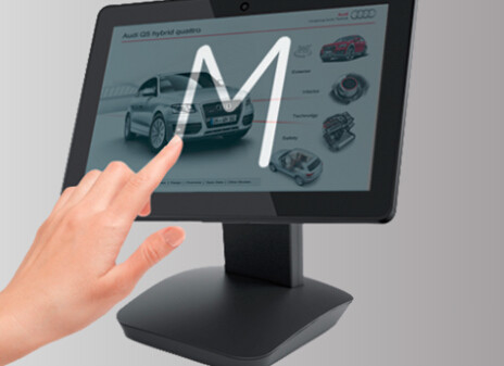Pantalla táctil opcional 2 en 1 Tablet PC, tableta comercial del negocio de la tarjeta de NFC RFID