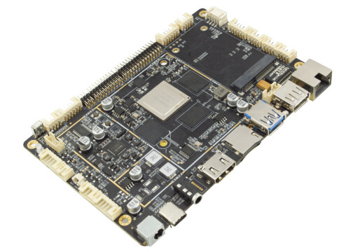 El tablero 4K de Linux Rockchip Rk3399 de la velocidad rápida exhibe la placa madre industrial de Android del control