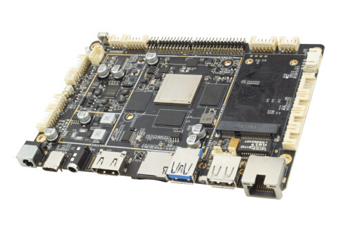 RK3399 Tarjeta ARM industrial de seis núcleos 4+32GB Android 10 OS utilizado para pantallas LCD comerciales