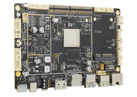 RK3399 Tarjeta ARM industrial de seis núcleos 4+32GB Android 10 OS utilizado para pantallas LCD comerciales