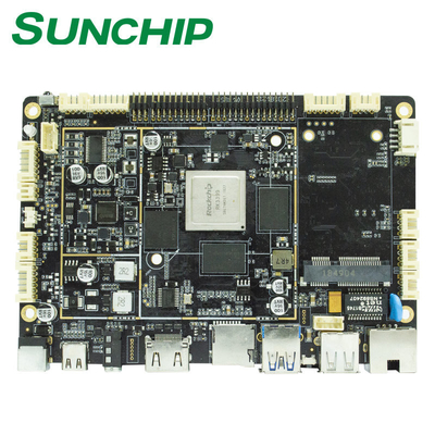 Interfaz LVDS/EDP de placa base 4G LTE RK3399 personalizada para la pantalla