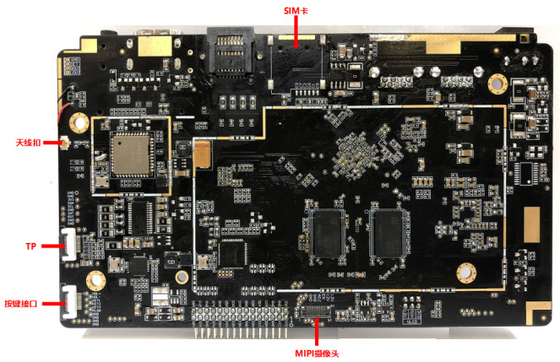RK3568 Rockchip Motherboard Android 11 Junta de sistema integrado con memoria USB GPIO UART I2C y DDR4