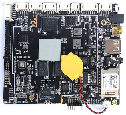 Tabla de sistema integrada con RK-PX30 Cuad-core CPU Cortex-A35 y Android 8.0 para control industrial con interfaces múltiples